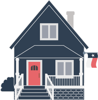 Small house lights off